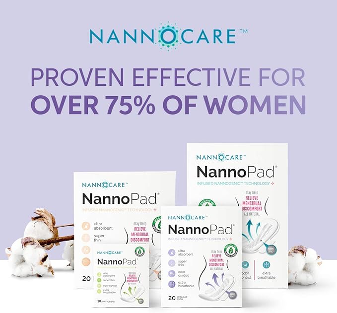 Regular Sanitary Pads with Wings - Certified Organic Cotton - Reduces Discomfort - 20 Pads (4 Pack)