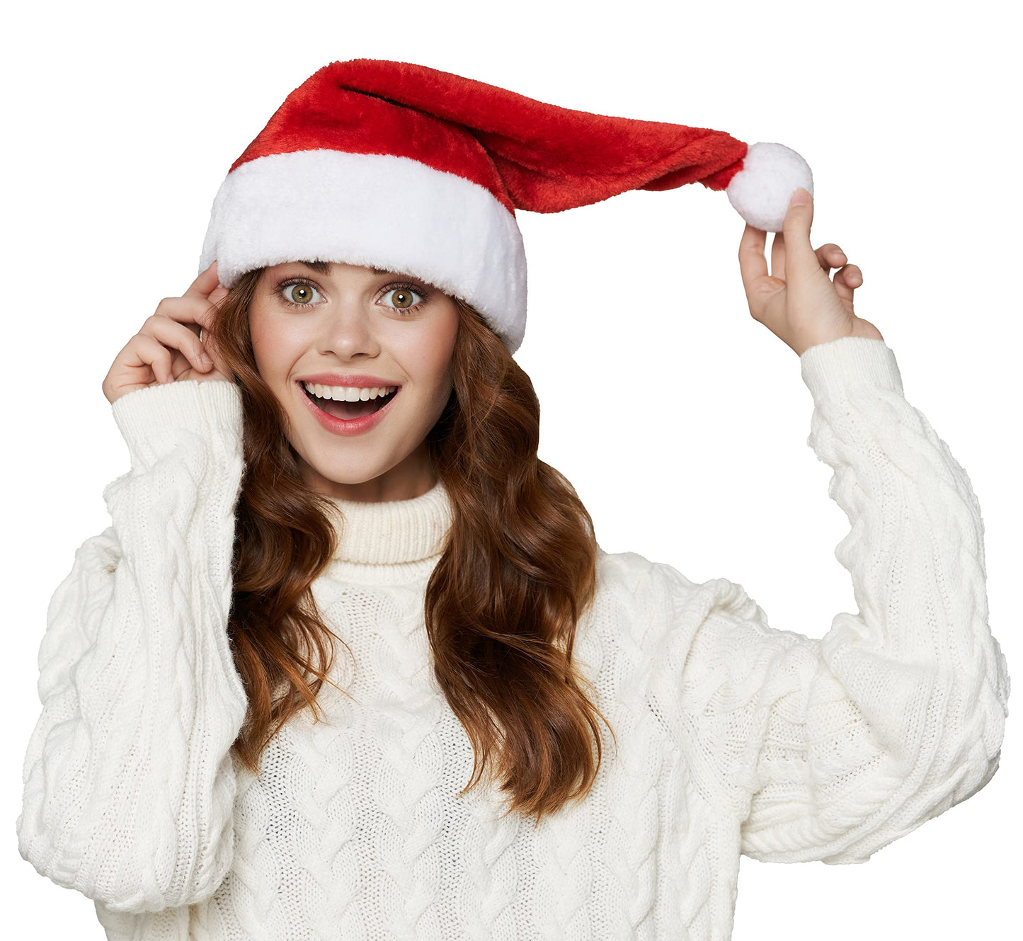 Tigerdoe Dwarf Hats – Gnome Hats – Storybook Character Costumes - Elf Accessories - Santa Hat - Christmas Holiday - Novelty 2 Pack (6 Pack Colorful Santa Hat)