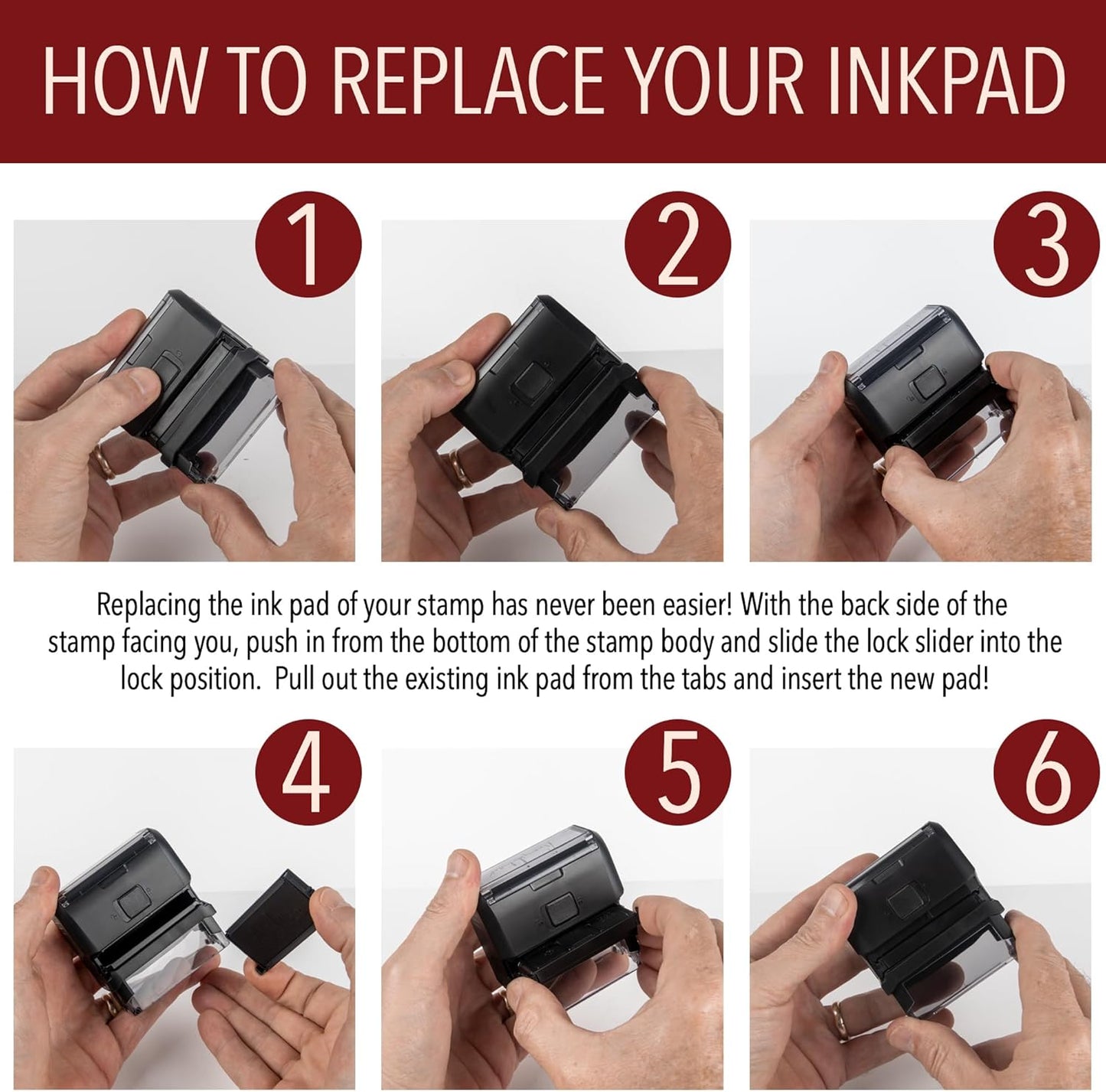 Custom Self-Inking Stamps | 49 Fun Phrases | Grading Made Easy | Classroom & Library Book Stamps (Late, Xtra Large)