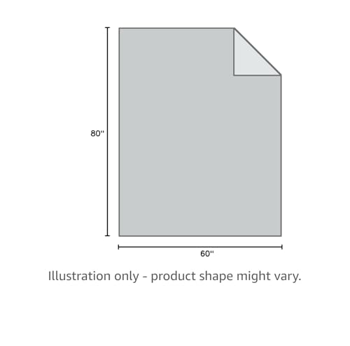 Bedsure Fleece Blanket Twin Size Grey - 300GSM Lightweight Plush Fuzzy Cozy Soft Warm Blanket for Bed, Sofa, Couch, Travel, Camping, 60x80 inches