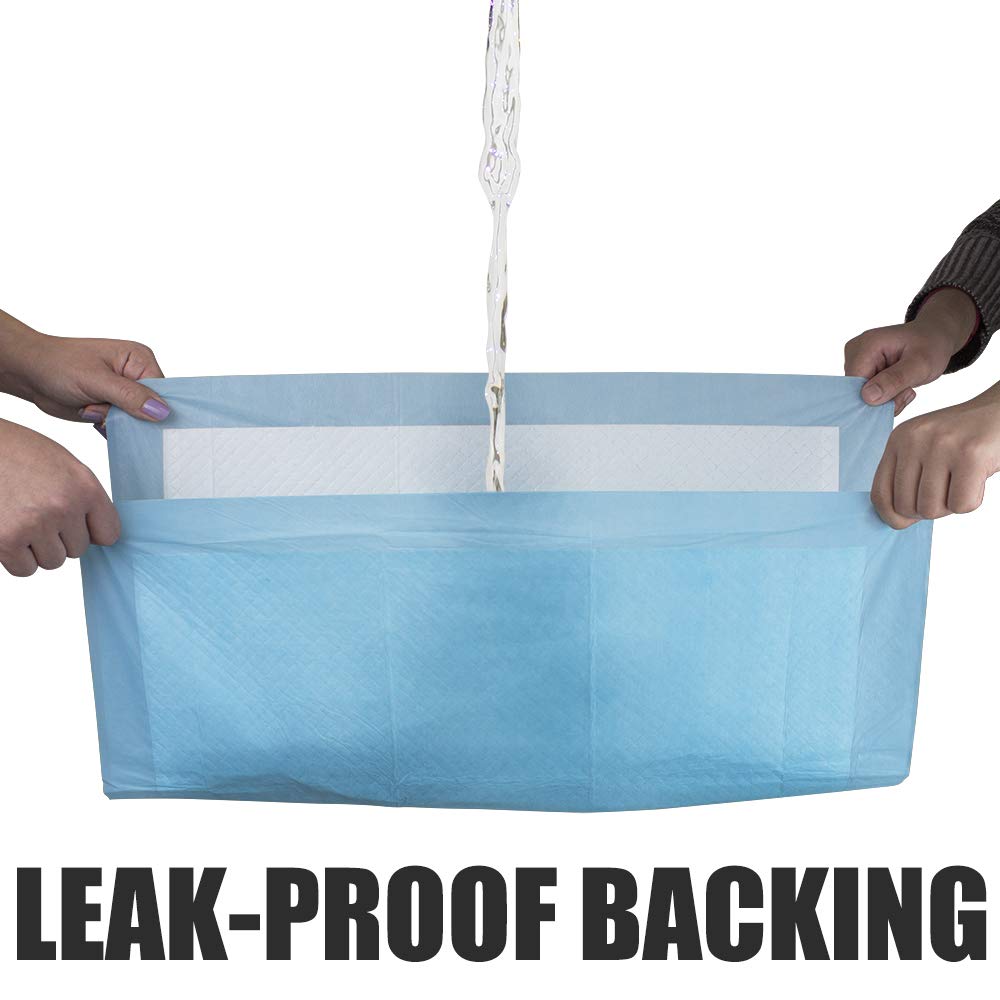 BV Puppy Pads Leak-Proof 100 Count 22"x 22" - Absorbent Pee Pads for Dogs with 6-Layer Design, Rapid Dry Sheet & Built-in Attractant - Dog Pad with Odor Control, Perfect for Puppies & Senior Dogs