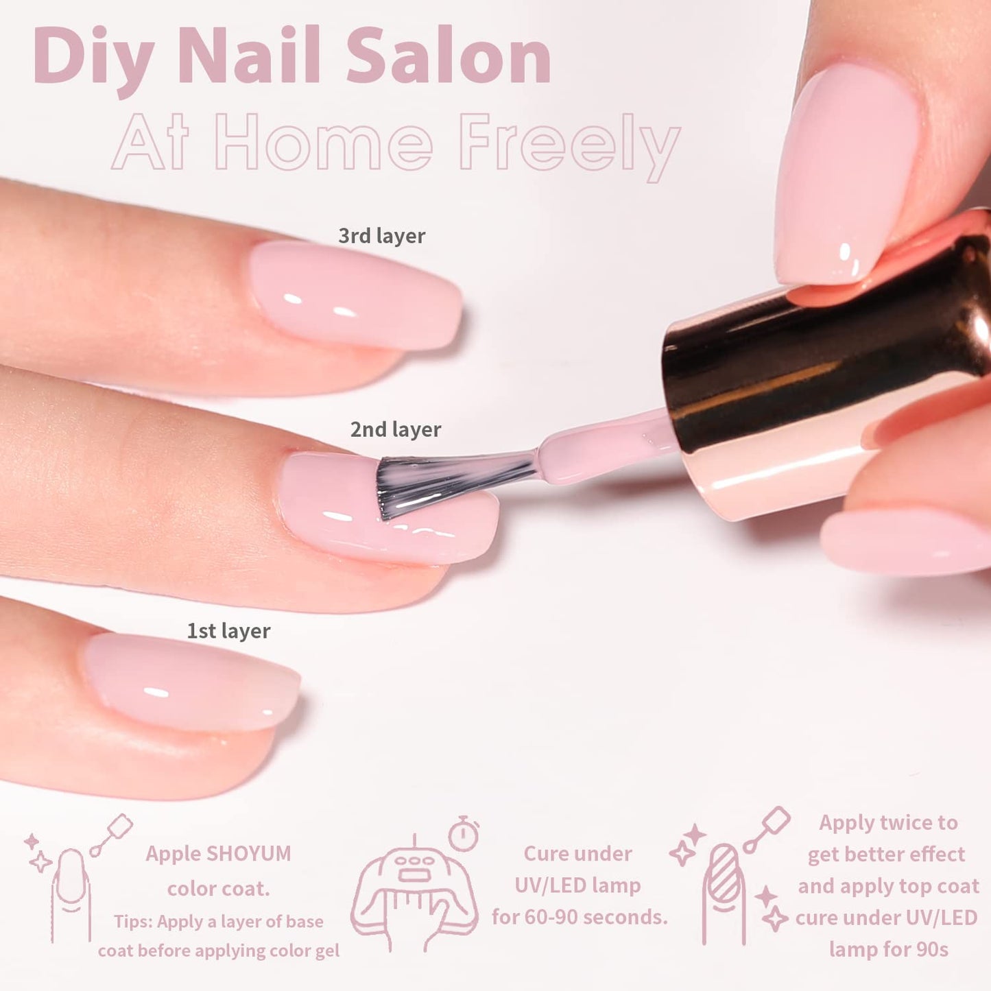 10Pcs Jelly Gel Nail Polish Set Nude Translucent Dark Skin Colors Rose Maple Red Sheer Gel Polish Kit Brown Semi-Transparent Fall Nail Polish Gel UV LED Soak Off Home DIY 7ml
