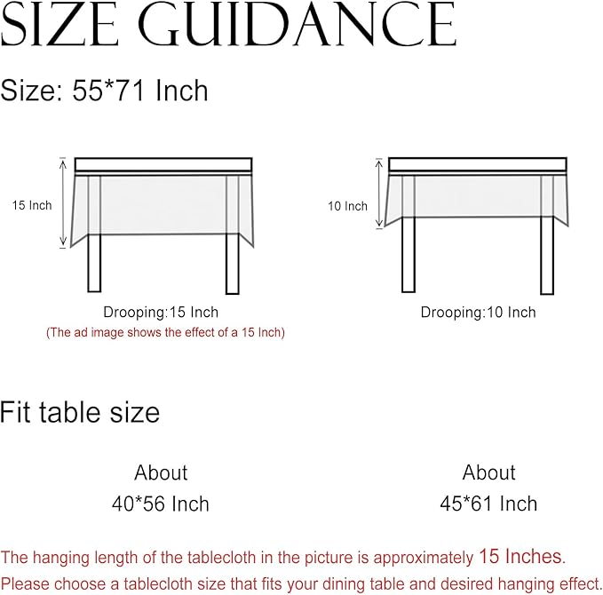 ISAENNE Designer Linen Floral Small Rectangle Tablecloth,Light Green Farmhouse Durable Table Cloth,Washable Decor Tablecloths for Dining Kitchen Thanksgiving Christmas,55"*71"-Floralsea B