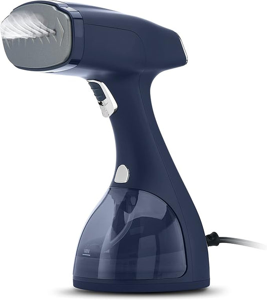 Electrolux Steamer for Clothes, LX15003 Portable Handheld Fabric and Garment Steamer Iron Press Wrinkle Remover with Lint Remover & Fabric Brush – Blue
