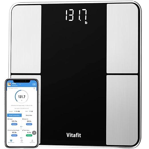 Vitafit Smart Body Fat monitros and 500g Digital Pocket Scale