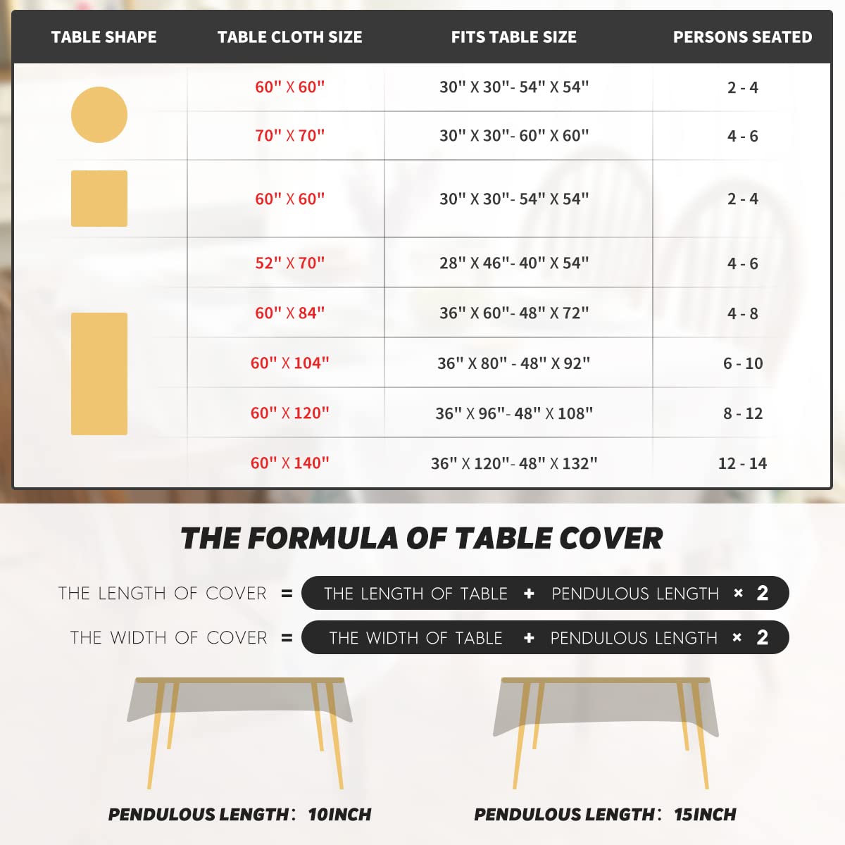 Horaldaily Spring Summer Tablecloth 60×84 Inch Rectangular, Wild Flowers Floral Blue Washable Seasonal Table Cover for Party Picnic Dinner Decor