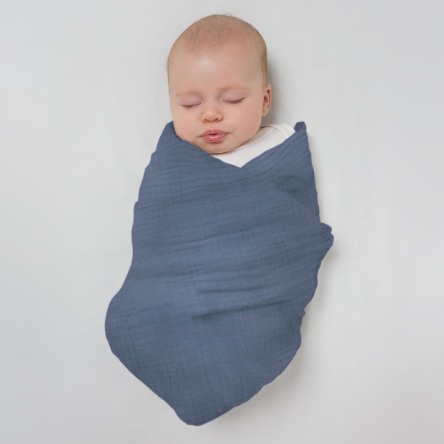 SwaddleDesigns Cotton Muslin Swaddle Blankets for Baby Boy & Baby Girl, Set of 4, Neutral Receiving Blankets for Newborn, Baby Registry & Gift, 46x46 inches, Cascadia