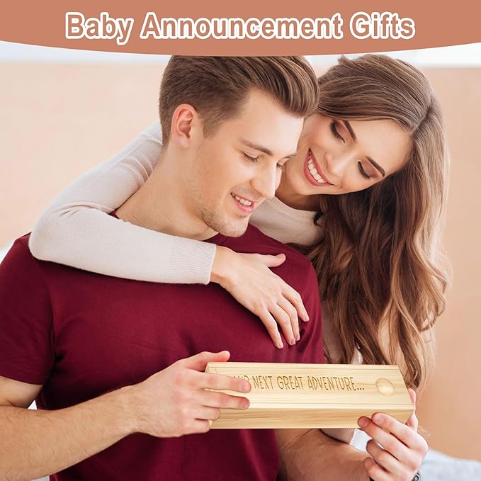 Pregnancy Announcement for Husband Grandparent, Pregnancy Test Keepsake Box, Baby Announcement Reveal Gifts Ideas for Husband Grandparents Dad Aunt and Uncle