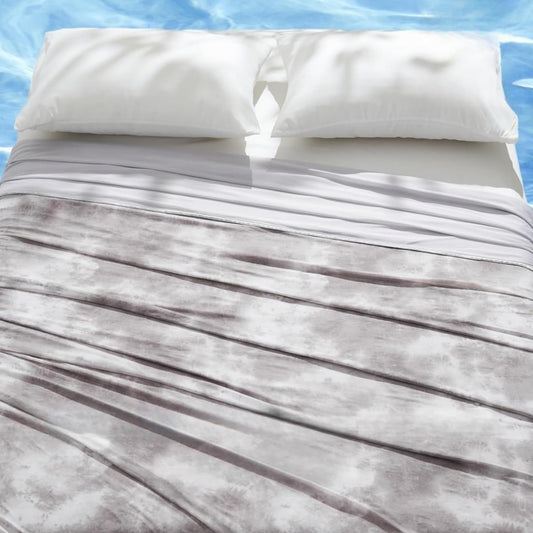 EMME Cooling Blanket Twin Size (60"x80"), Q-Max 0.5 Cooling Blankets for Hot Sleepers, Ice Summer Blanket for Nights Sweats, Grey Lightweight Sheet for Bed