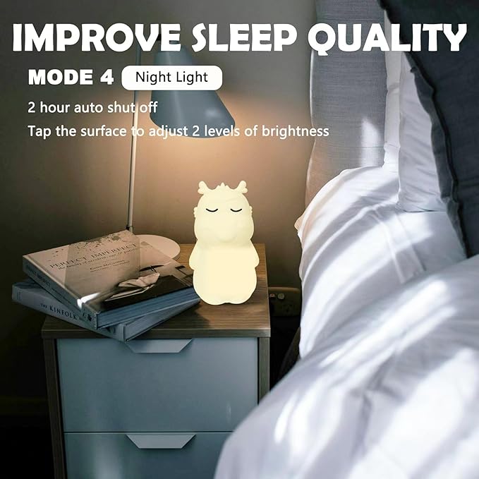 'Breathing Loong' Guided Visual Meditation Tool, Calming Corner Breathing Light, ADHD Stress Anxiety Relief, Mindfulness Gift, Sleep Aid Device with Night Light, Use for School Counselor Office