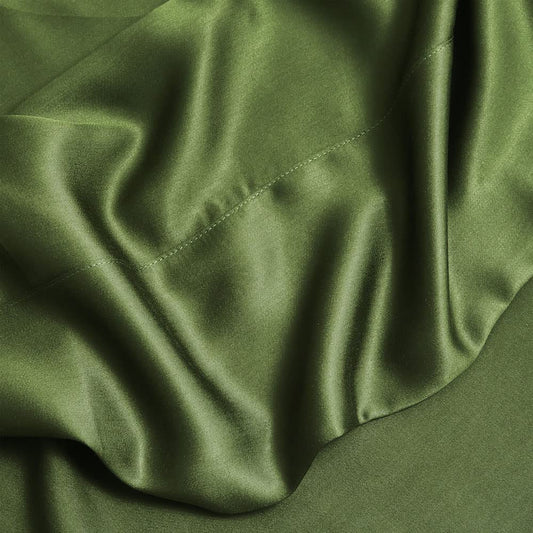 DOZ Flat Sheet, 100% Viscose derived from Bamboo, Organically Grown, Buttery Soft, Cooling Sheets, High GSM, 1 Top Sheet Only (Forest, Twin/Twin XL)