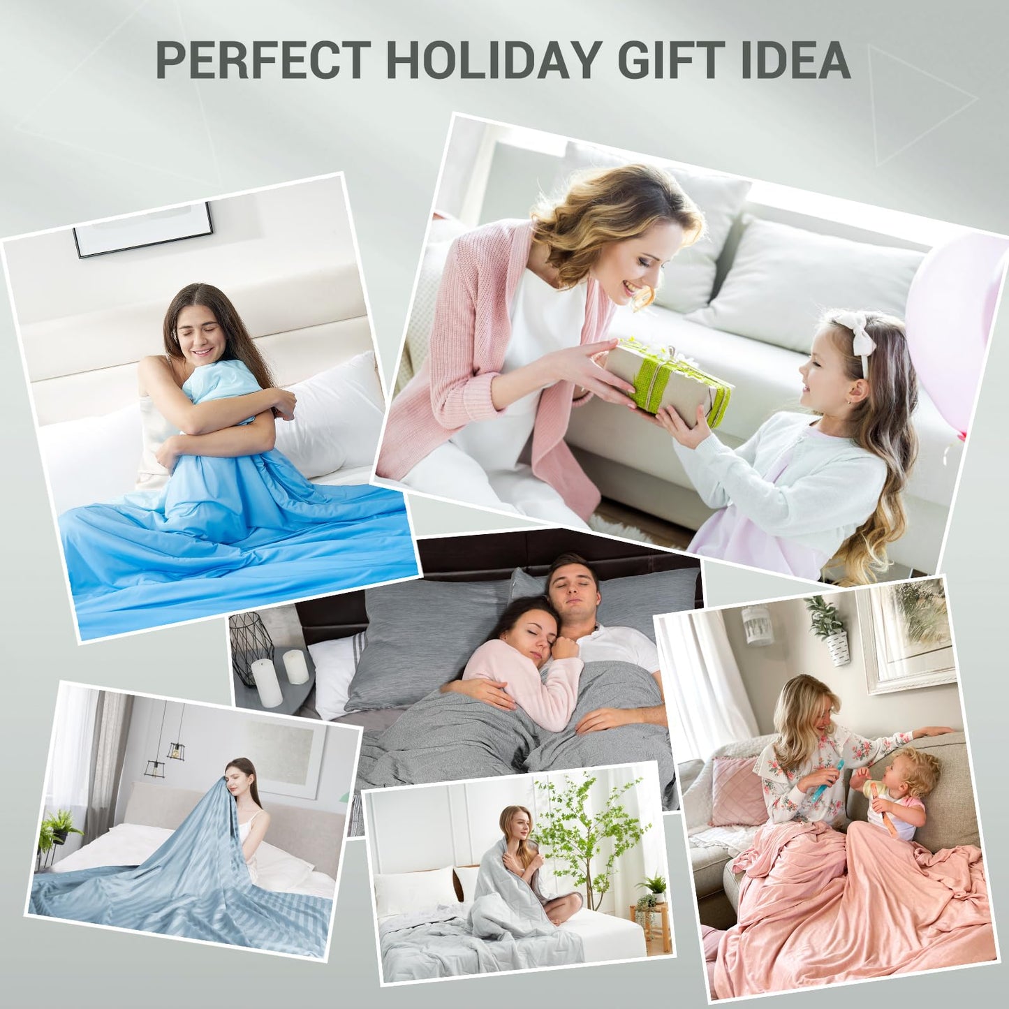 Elegear Revolutionary Cooling Blanket Queen, Absorbs Heat to Keep Body Cool for Night Sweats, Double Sided Arc-Chill3.0 Cool Fiber Q-Max>0.5, Lightweight Summer Cold Blankets Sleeping 79" x 86"