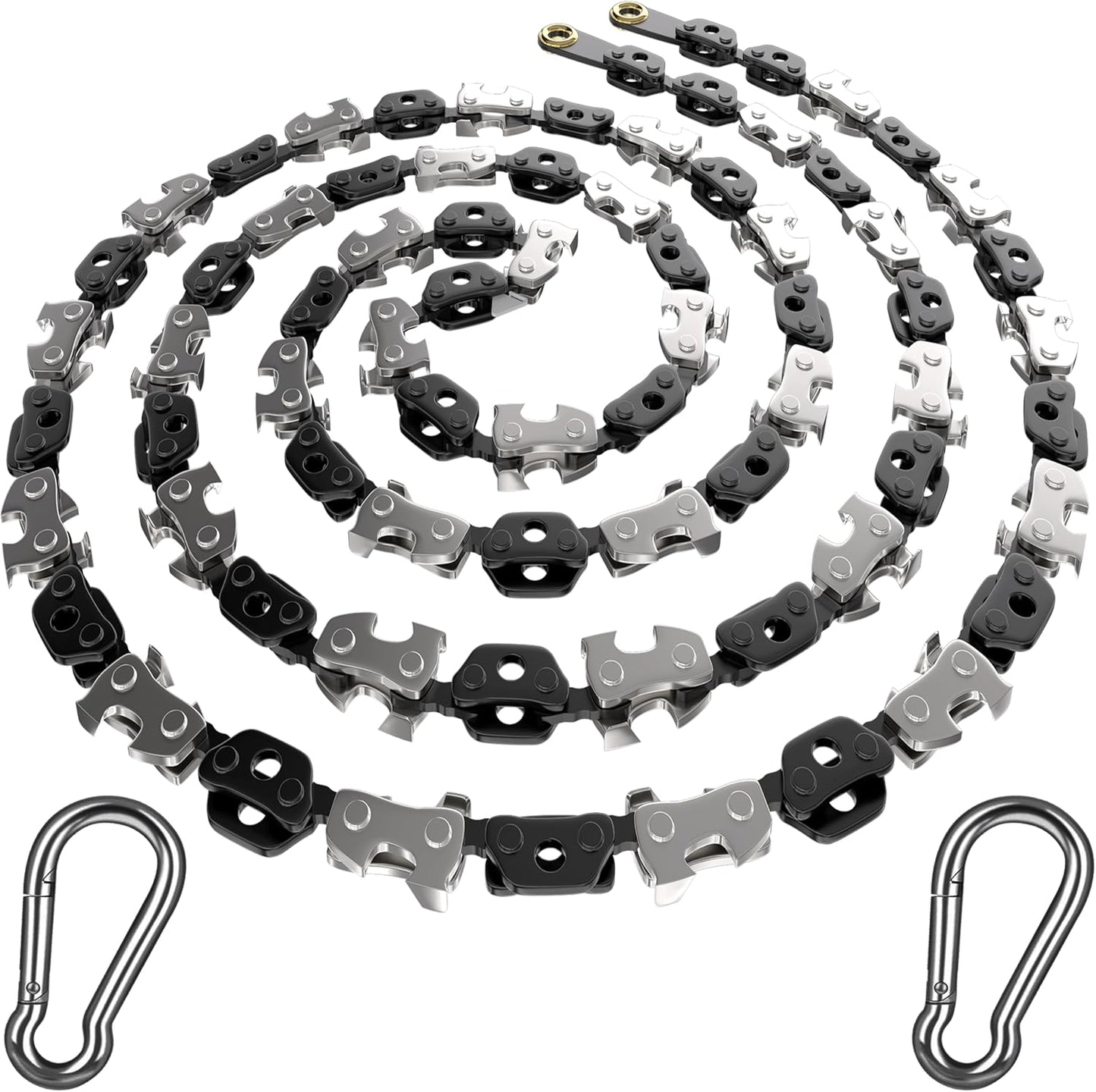 High Limb Rope Saw 53 In Chain Only - Zero Effort 360 Rope Chain Saw - Sharp Manual Tree Limb Cutter - Hand Chainsaw - Fast and Easy Pocket Chainsaw