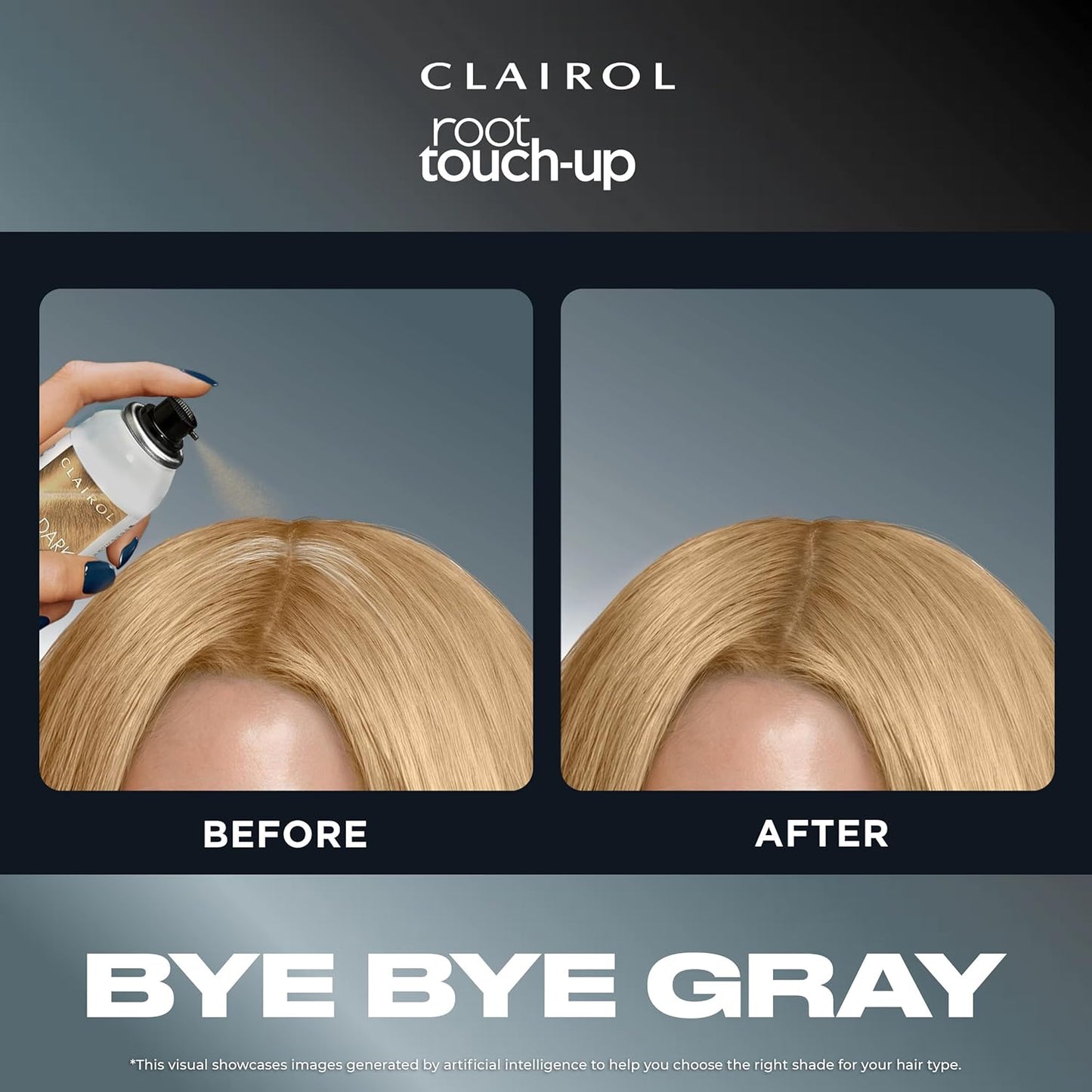 Clairol Root Touch-Up by Nice'n Easy Temporary Hair Coloring Spray, Light Brown Hair Color, Pack of 1