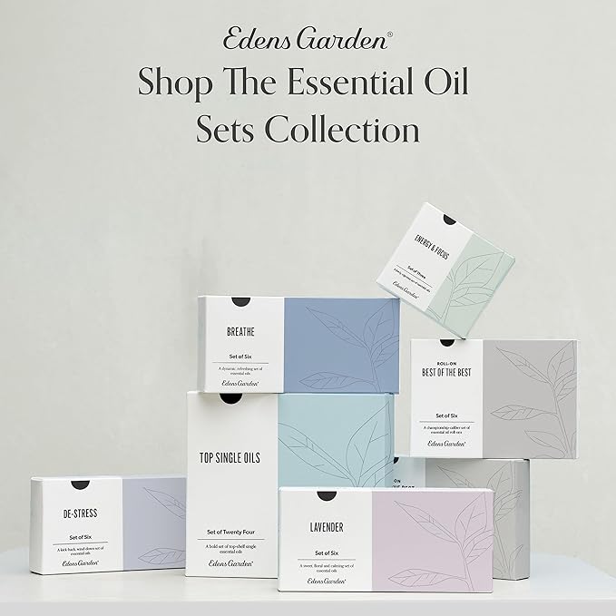 Edens Garden Sleep Essential Oils 6 Set – 100% Pure Therapeutic Grade & Undiluted Natural Aromatherapy Blends for Relaxation, Calm & Restful Nights – for Diffusers, Home & Bedroom, 10 ml/ 6 Pack