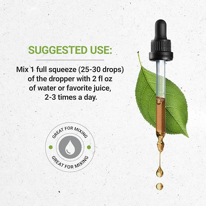 Secrets of the Tribe American Ginseng Tincture Alcohol-Free Extract, Farm Grown American Ginseng (Panax Quinquefolius) Dried Root Tincture Supplement (4 FL OZ)