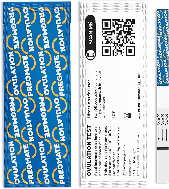 Pregmate 100 Ovulation Test Strips Predictor Kit (100 Count)