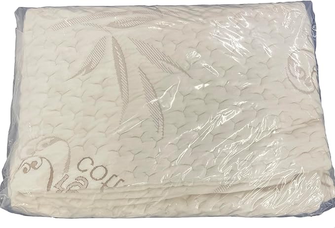 FoamRush 6" Bunk (28" x 75") Soft, Fitted, Zippered Mattress Cover Replacement, Premium Cotton, Waterproof, Non Skid Bottom, Mattress Pad Cover, Mattress Not Included